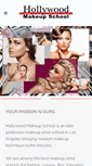 Mobile Screenshot of hollywoodmakeupschool.com